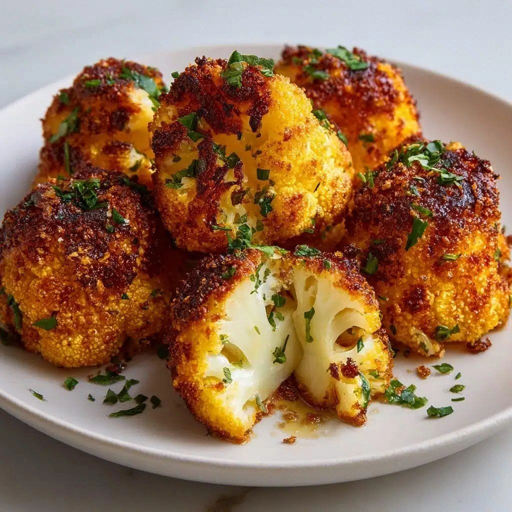 Roasted Garlic Cauliflower Tot