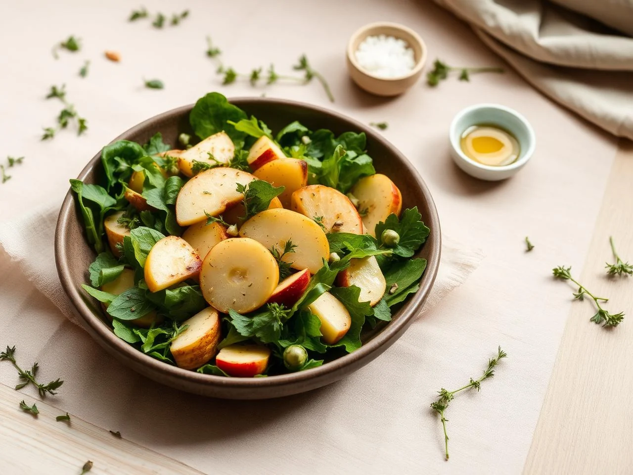 Roasted Parsnip And Apple Salad