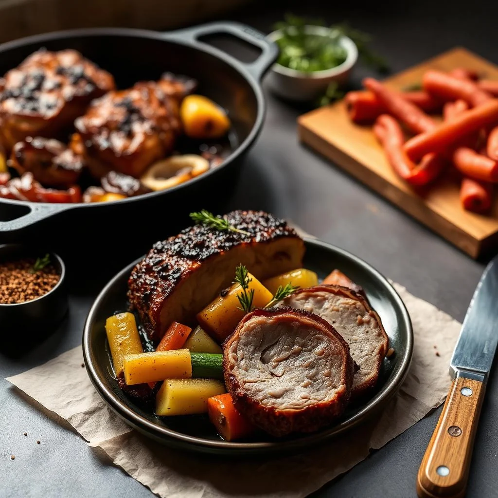 Roasted Pork Loin With Vegetables