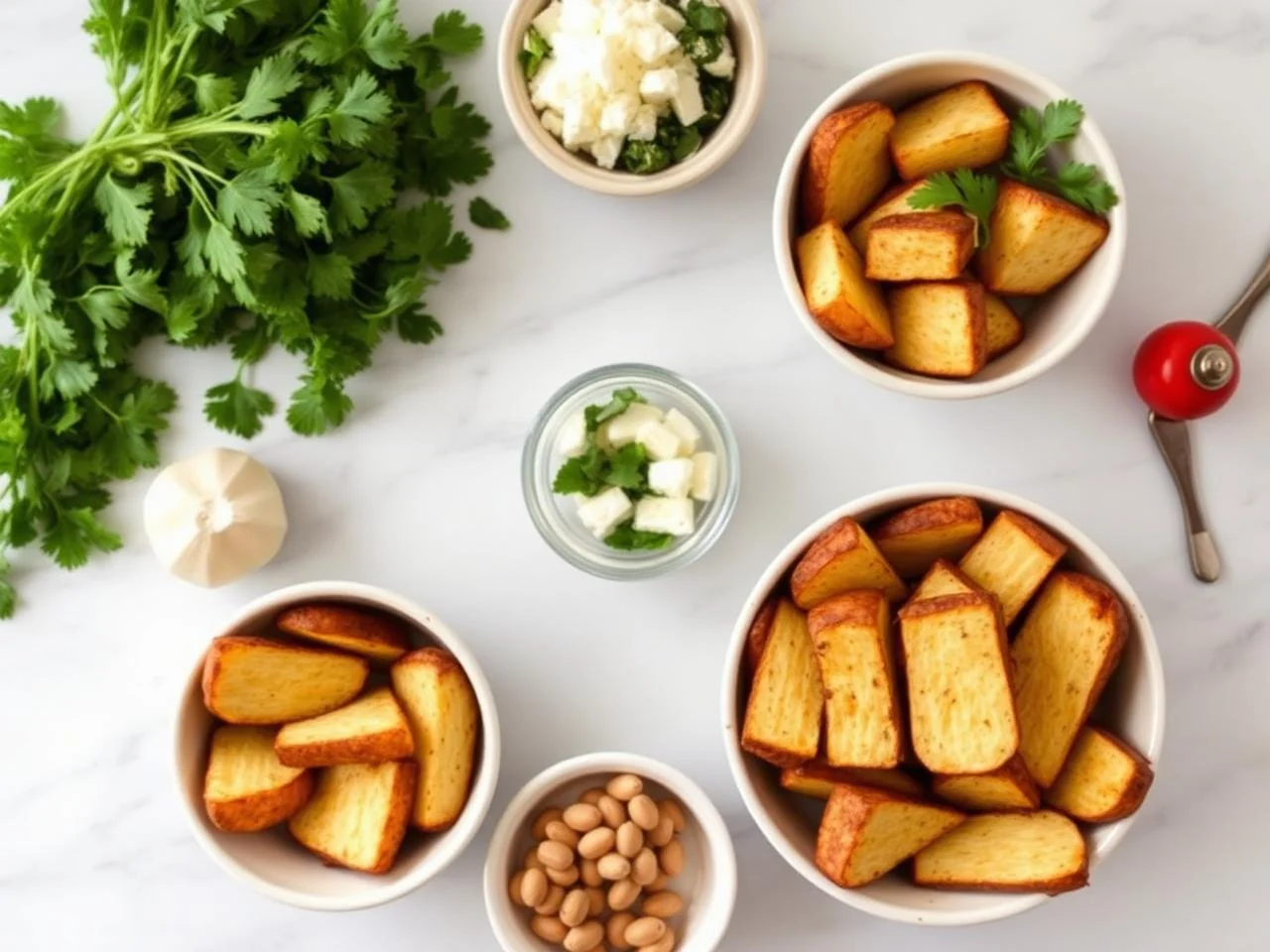Ingredients for Roasted Potato Wedges