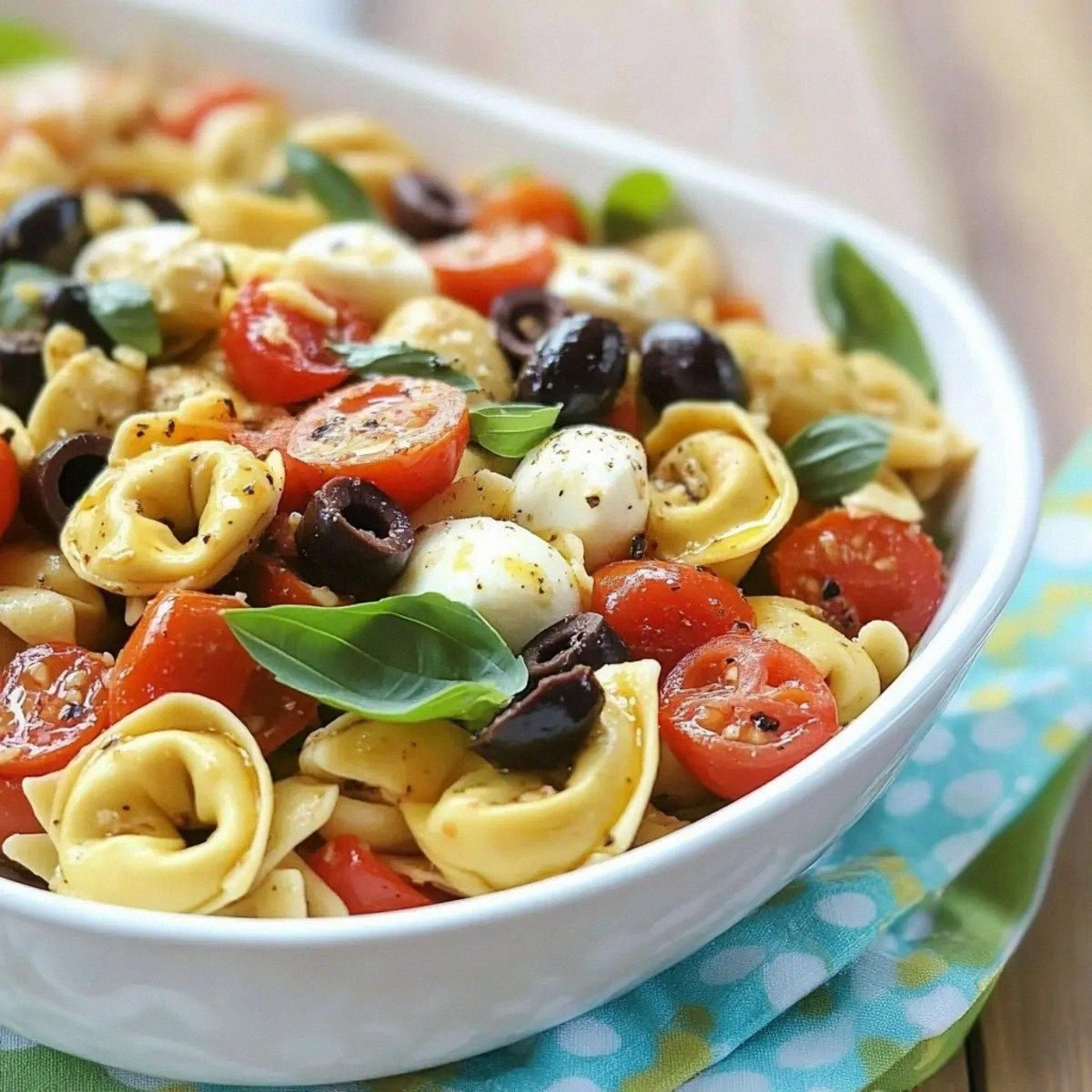 Roasted Red Pepper and Parmesan Tortellini Salad Bliss
