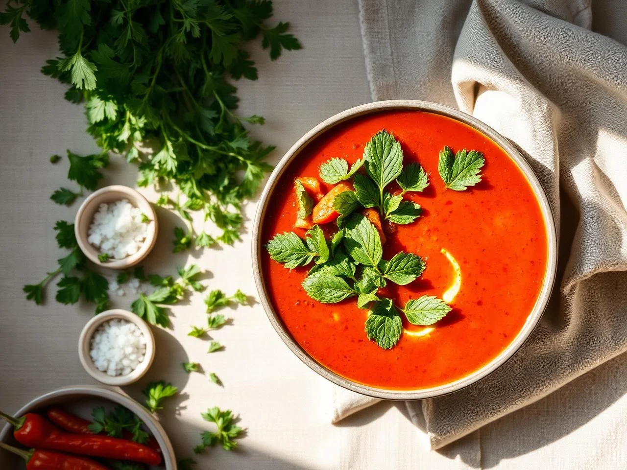Roasted Red Pepper Soup