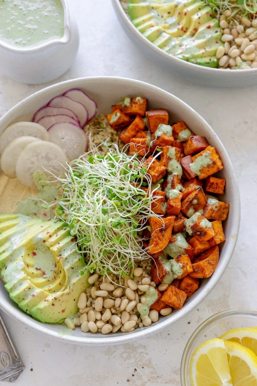 Roasted Sweet Potato Bowls