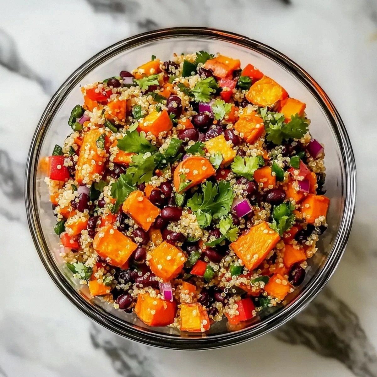 Roasted Sweet Potato Quinoa Salad to Brighten Your Day