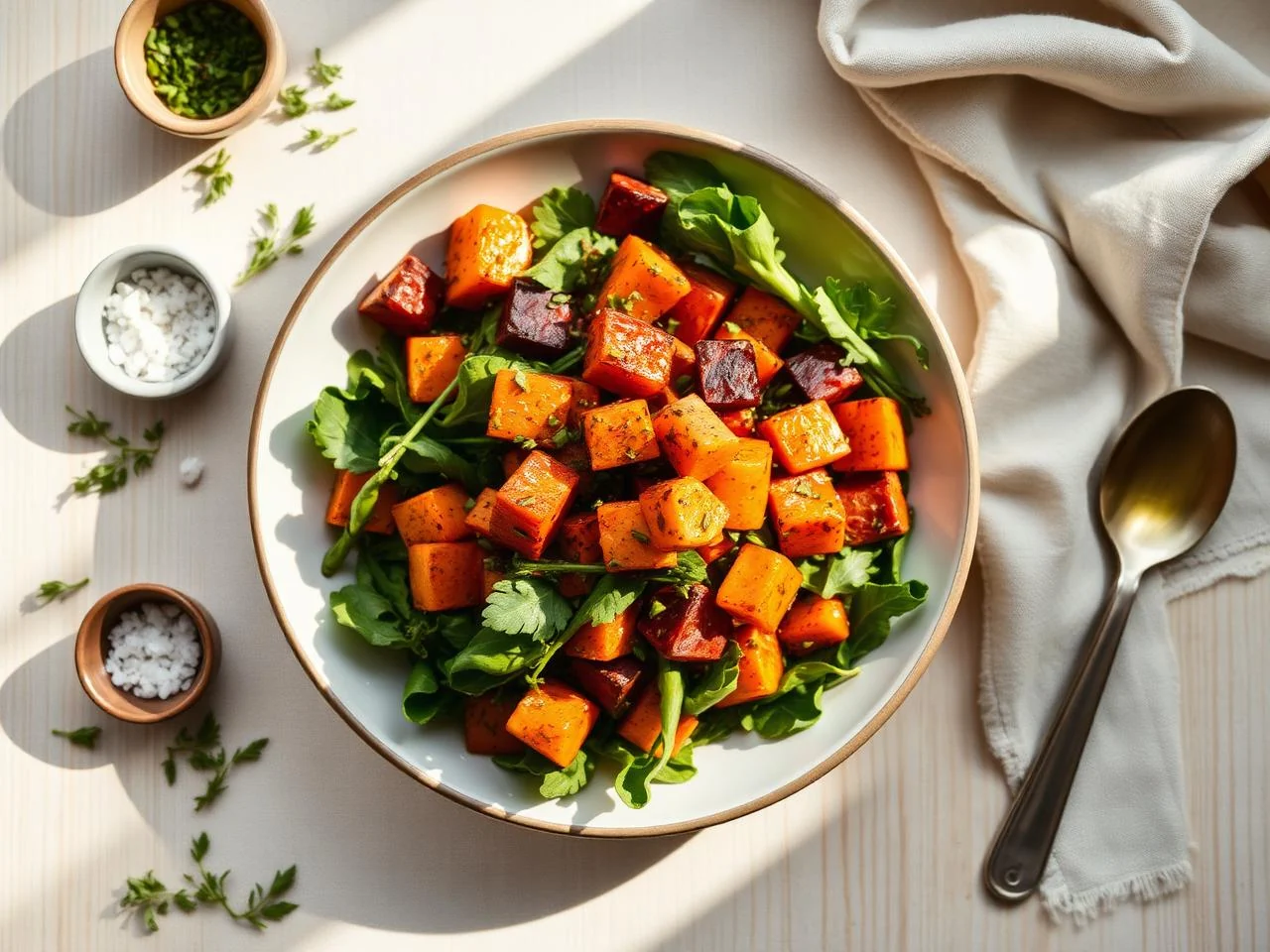 Roasted Sweet Potato Salad