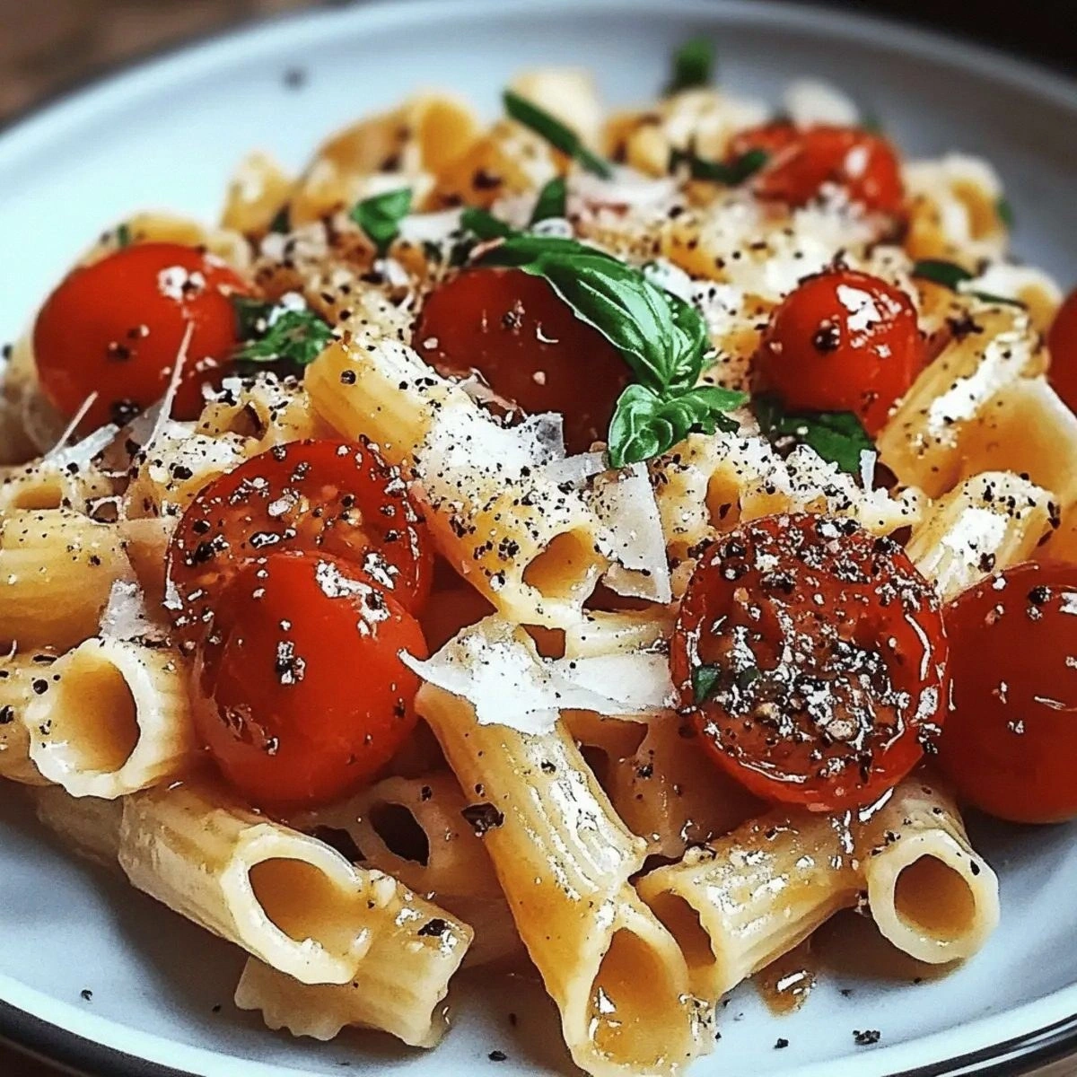 Roasted Tomato Garlic Pasta That Will Warm Your Heart