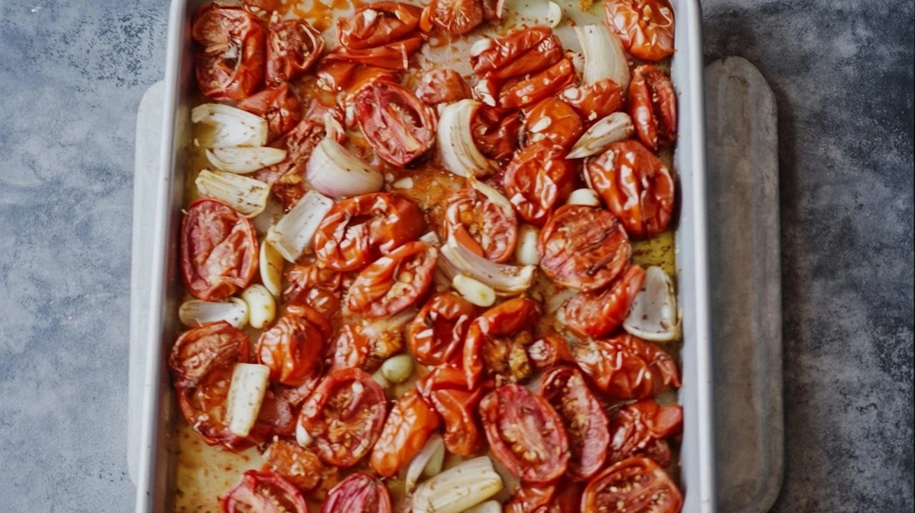 Roasted Tomato Pasta Sauce (Ov