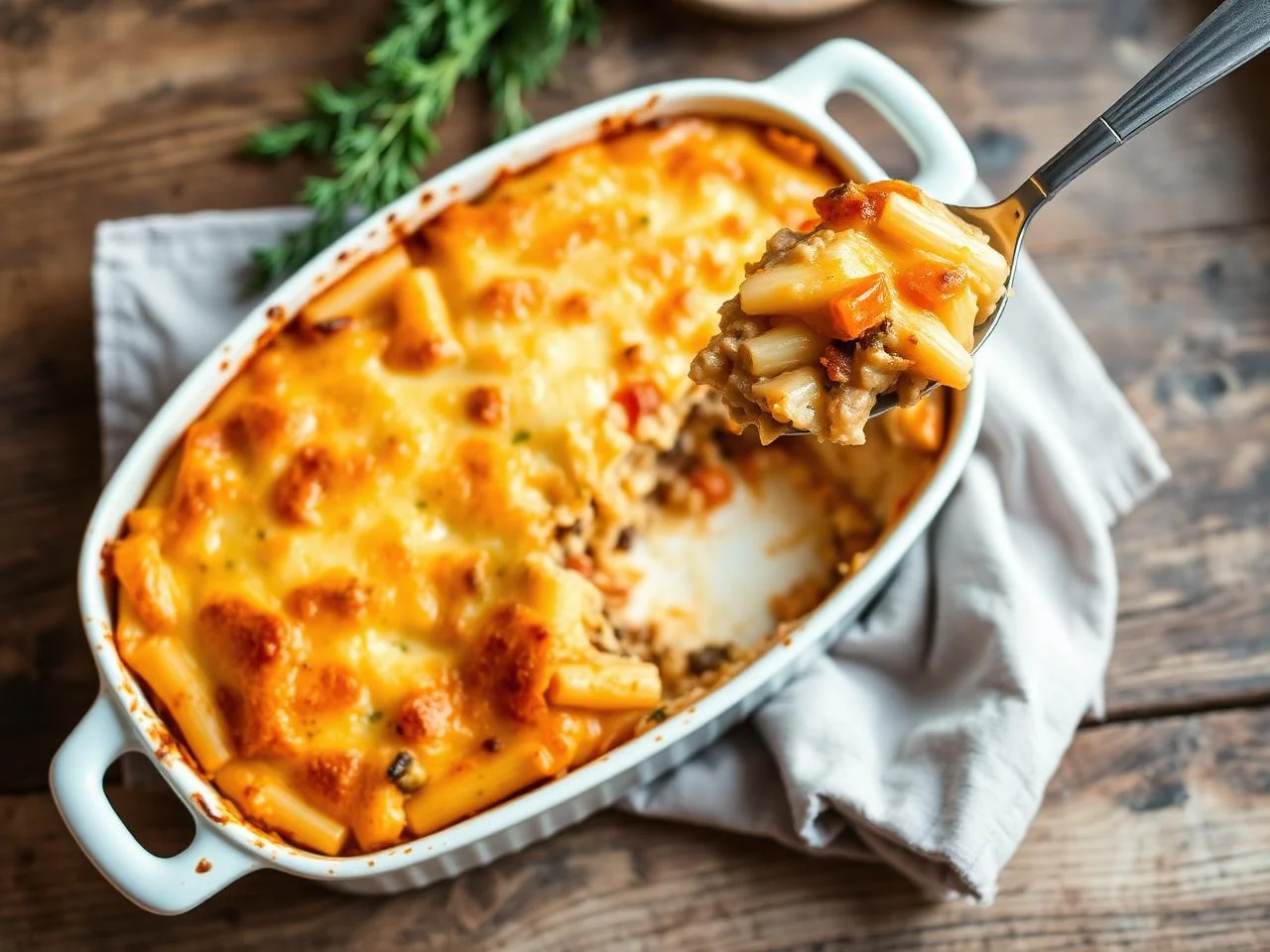 Roasted Vegetable Pasta Bake