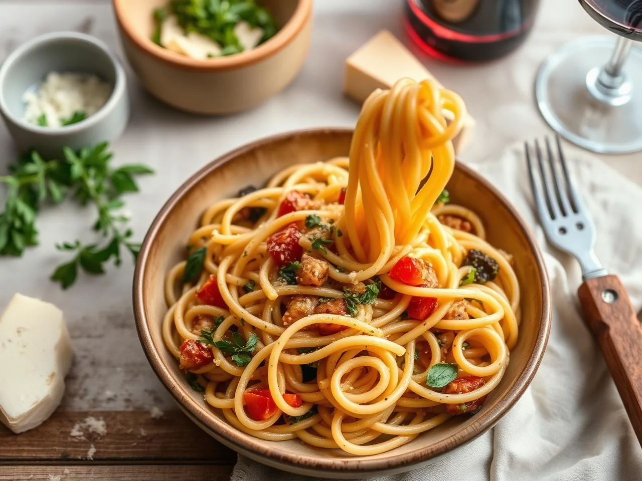 Roasted Vegetable Pasta Salad