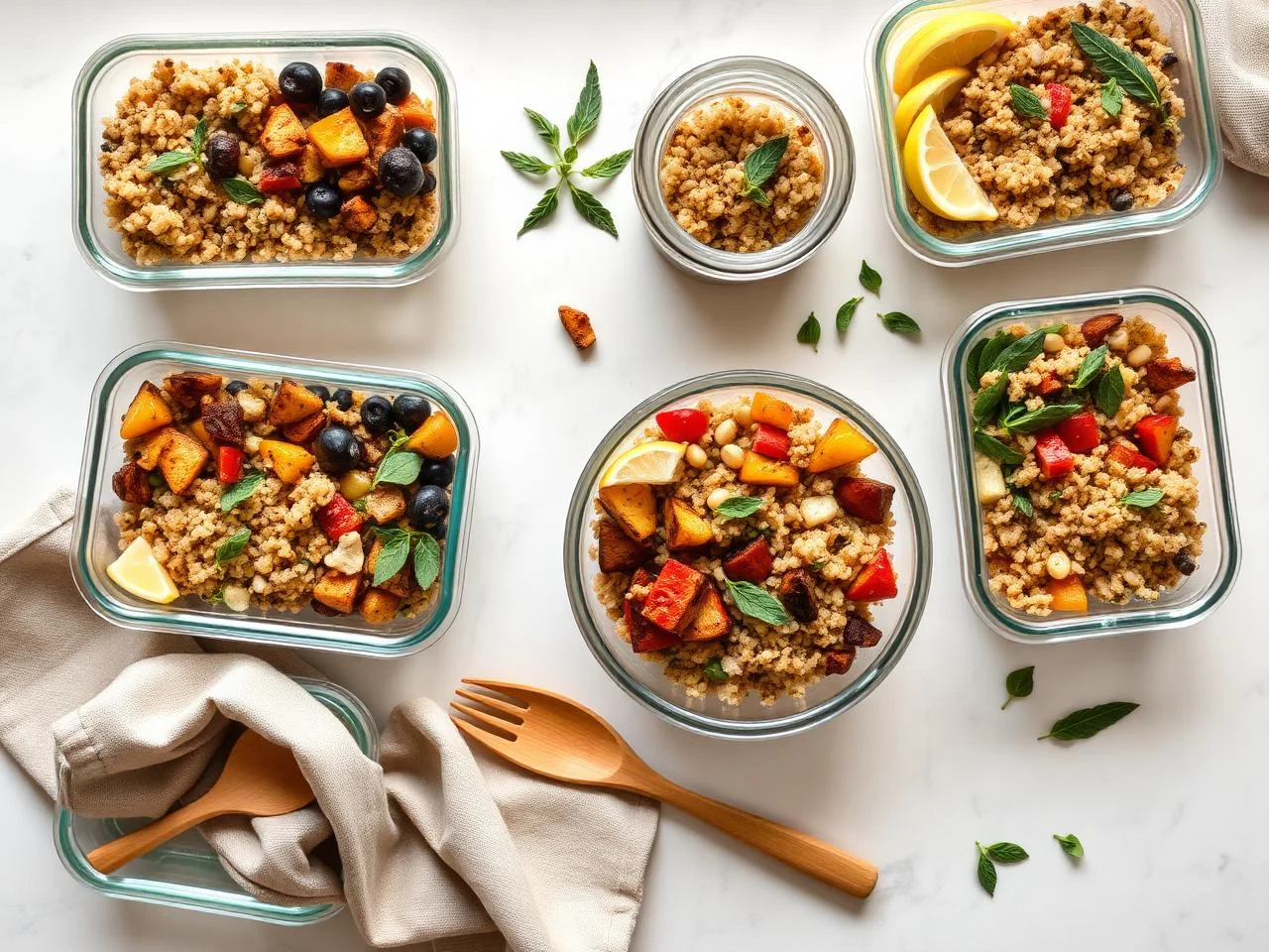 Roasted Veggie And Quinoa Bowl