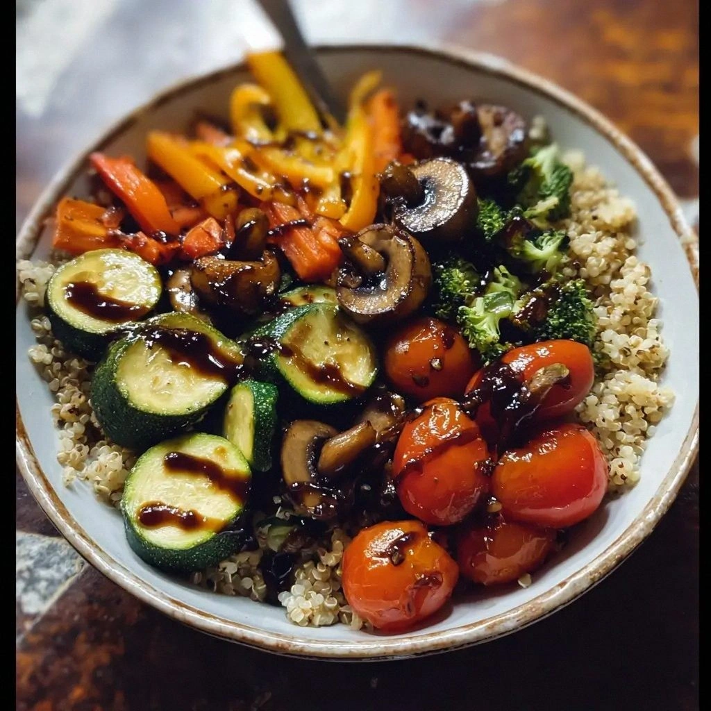 Roasted Veggie Grain Bowl with