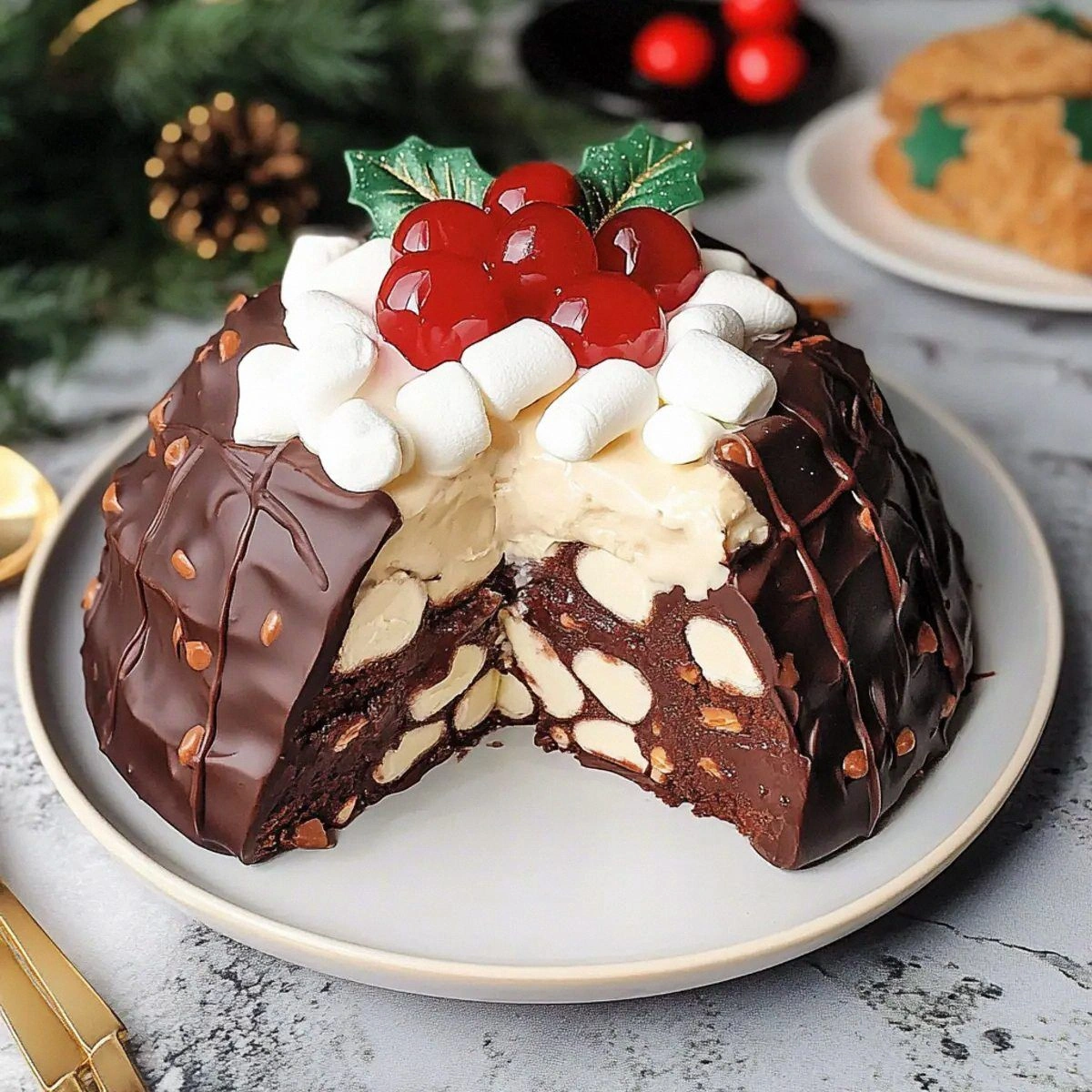 Rocky Road Christmas Pudding That You Can’t Resist!