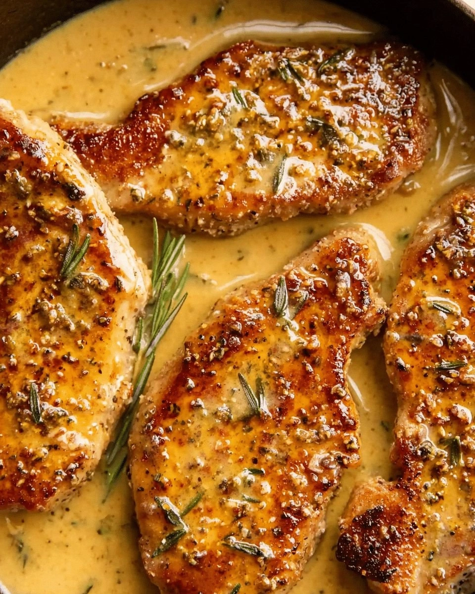 Rosemary Garlic Butter Pork Ch