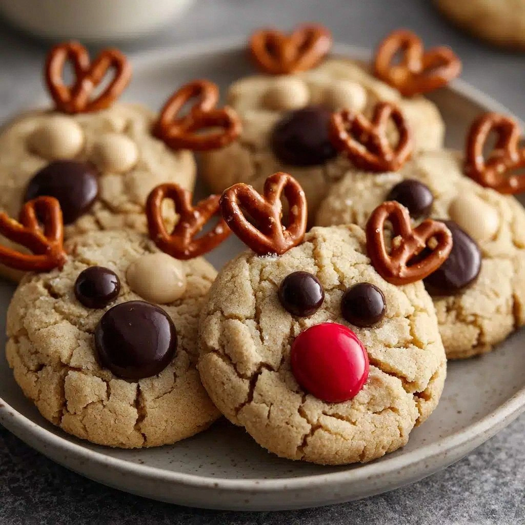 Rudolph Peanut Butter Cookie R