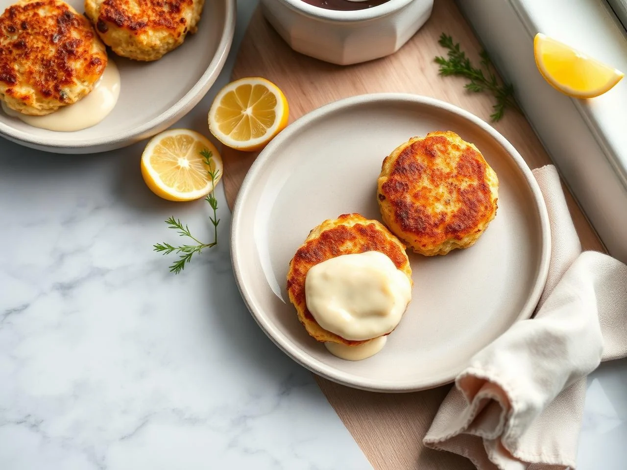 Salmon Cakes With Remoulade Sauce