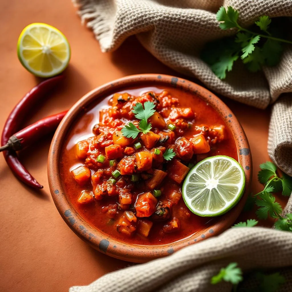 Salsa De Chile De Arbol