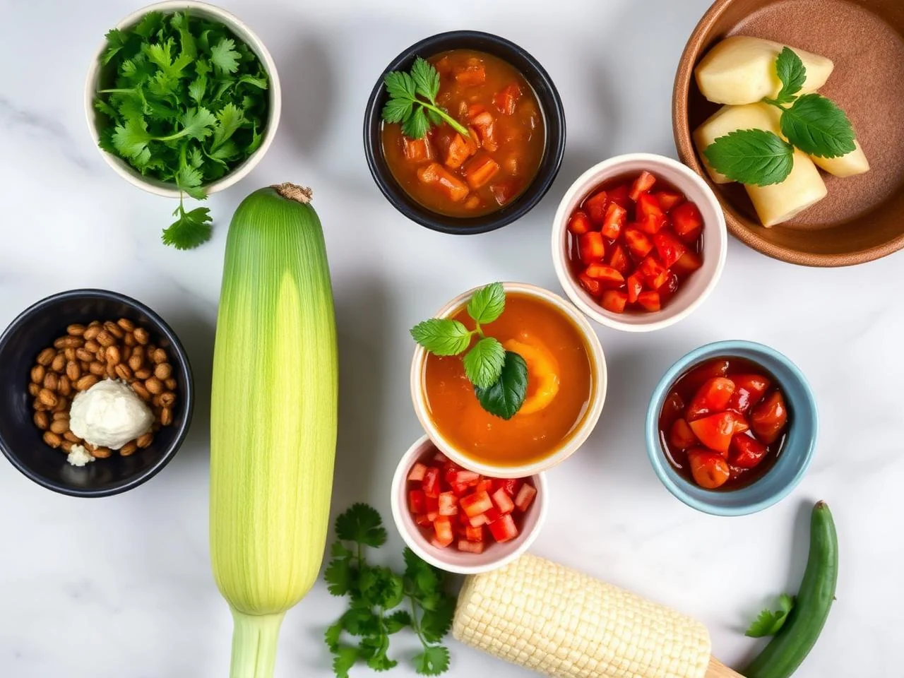 Ingredients for Salsa De Elote