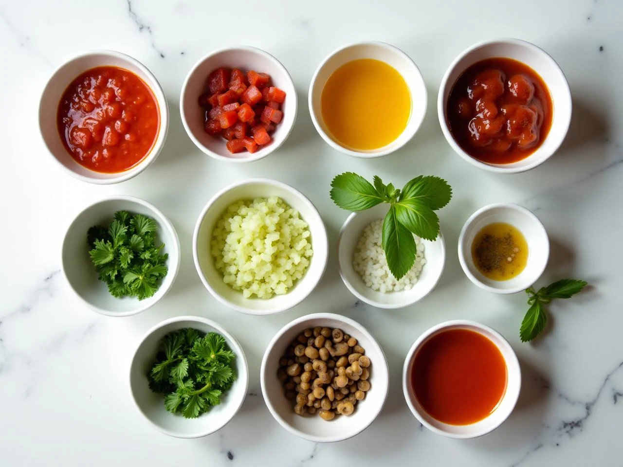 Ingredients for Salsa De Jicama