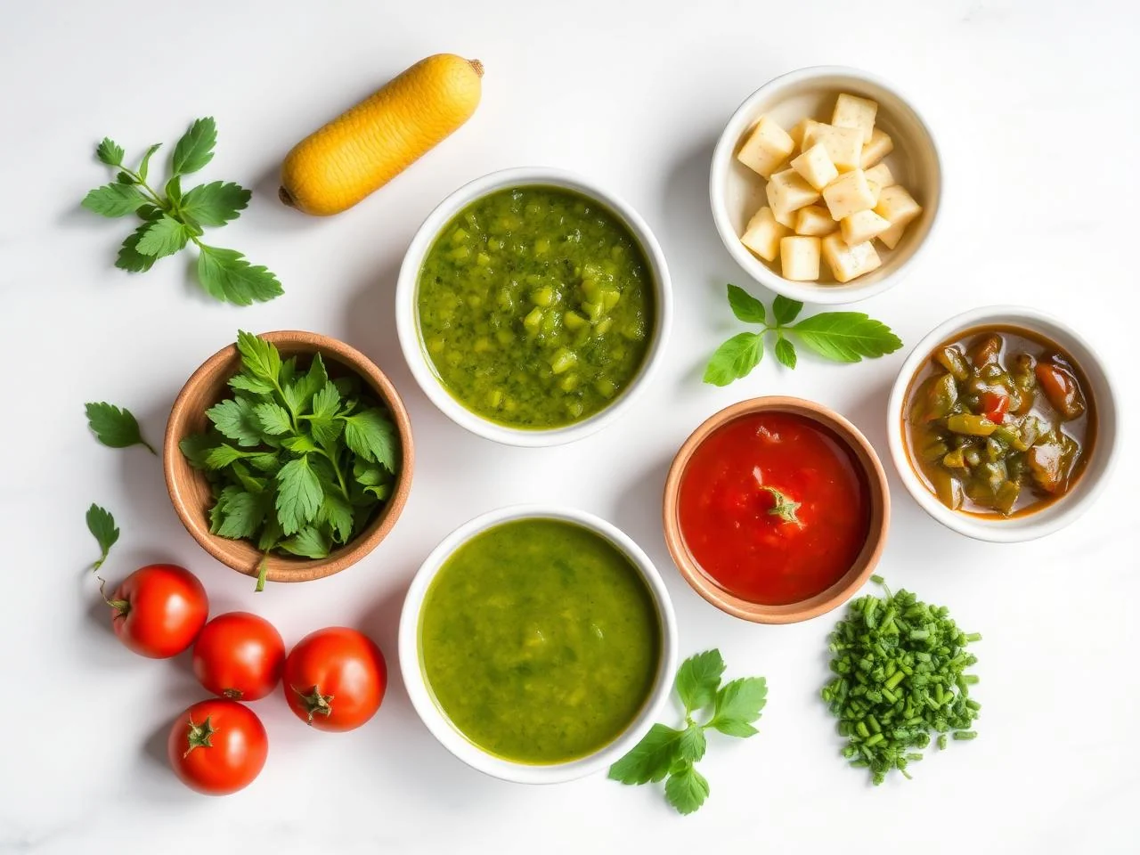 Ingredients for Salsa De Tomate Verde
