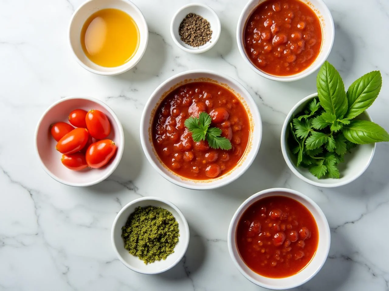 Ingredients for Salsa Fresca
