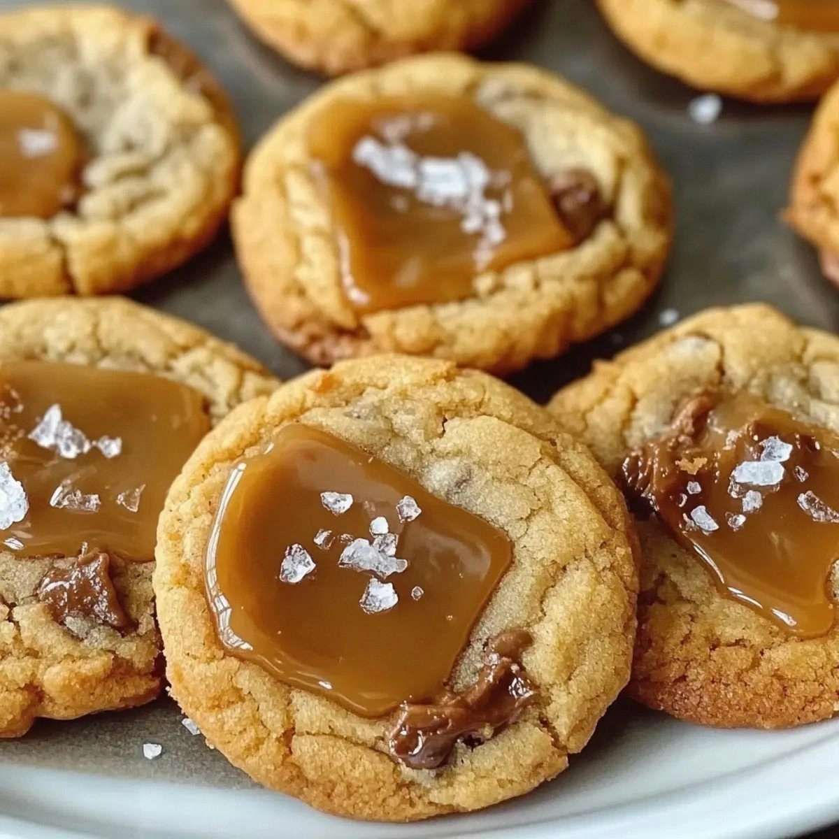 Salted Caramel Cookie Bliss: Soft, Chewy, and Irresistible!