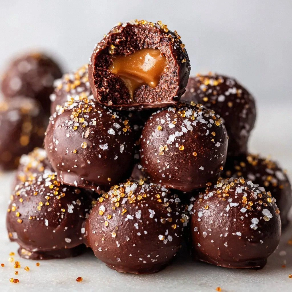 Salted Caramel Fudge Balls (Ea