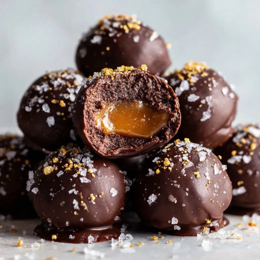 Salted Caramel Fudge Balls (Ea