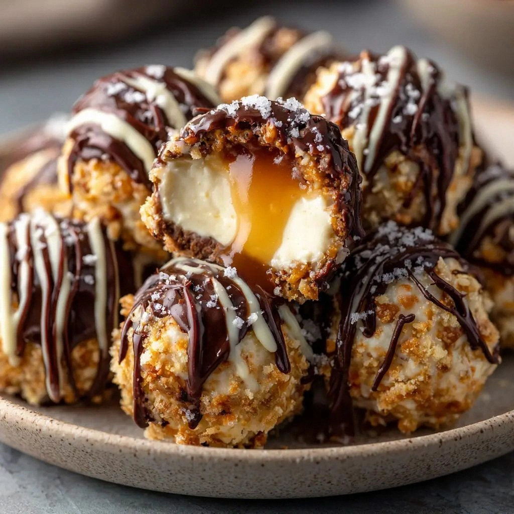 Salted Caramel Pretzel Cheesec