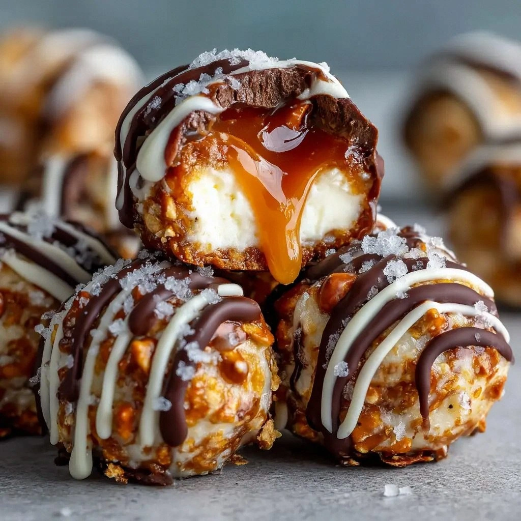 Salted Caramel Pretzel Cheesec