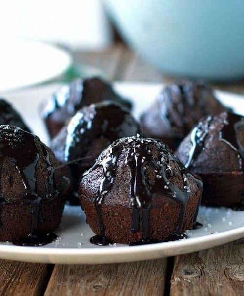 Salted Double Chocolate Muffin
