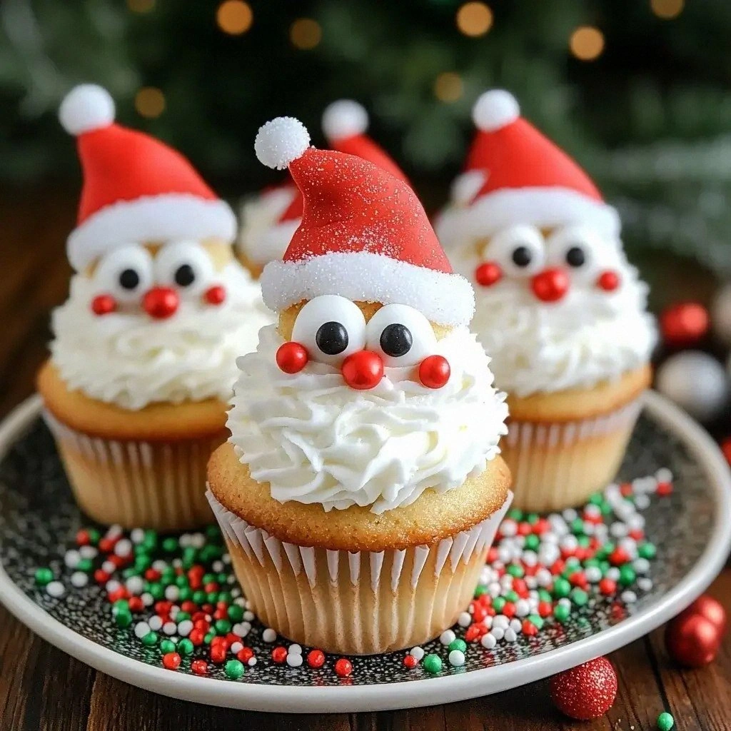 Santa Cupcakes Recipe