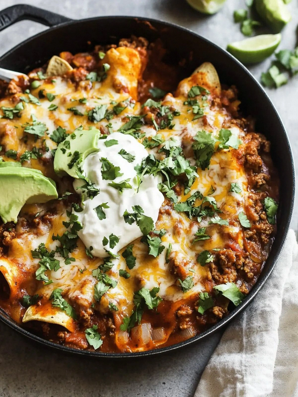Satisfying Ground Beef Enchila