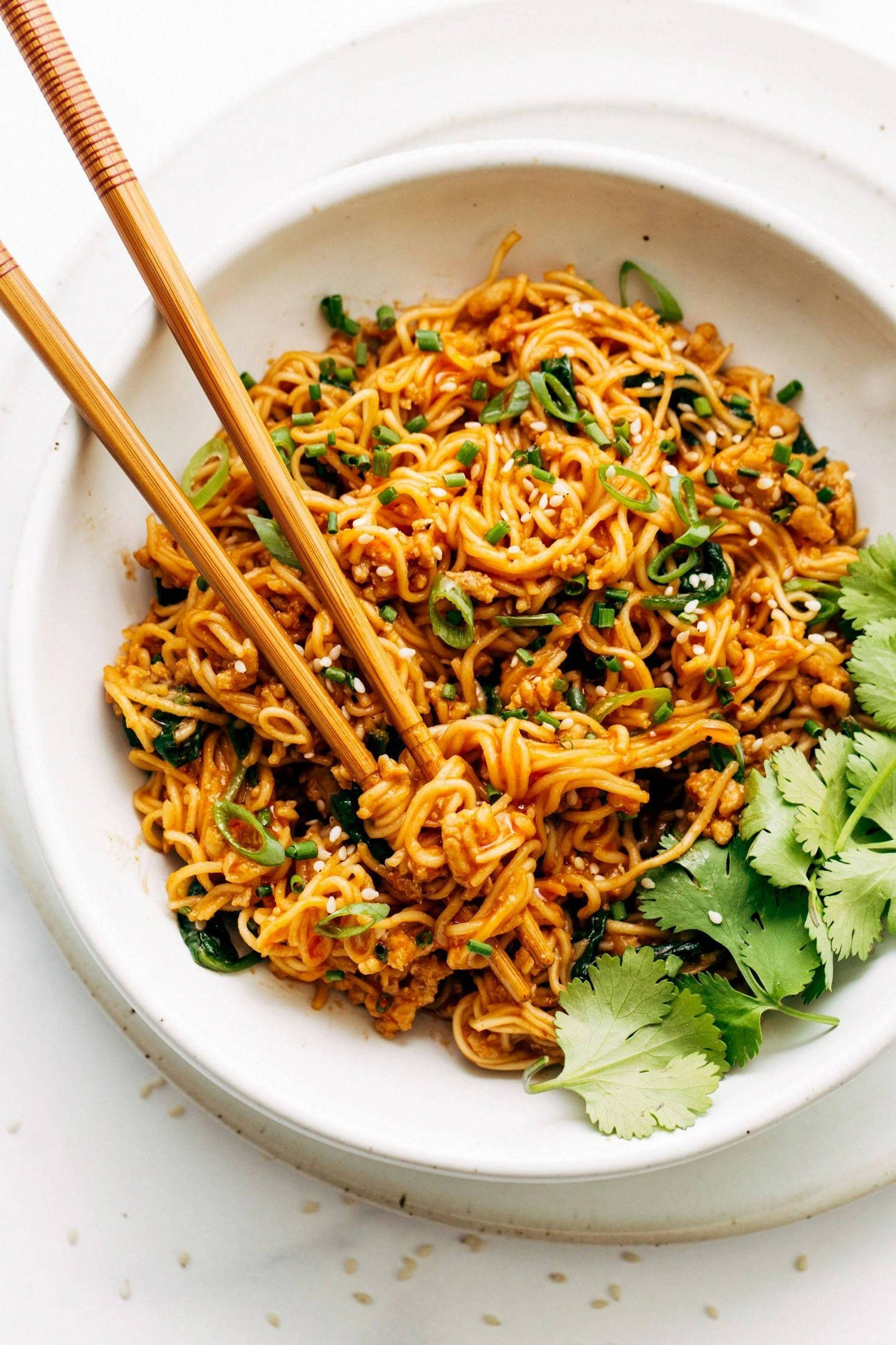 Saucy Gochujang Noodles with C