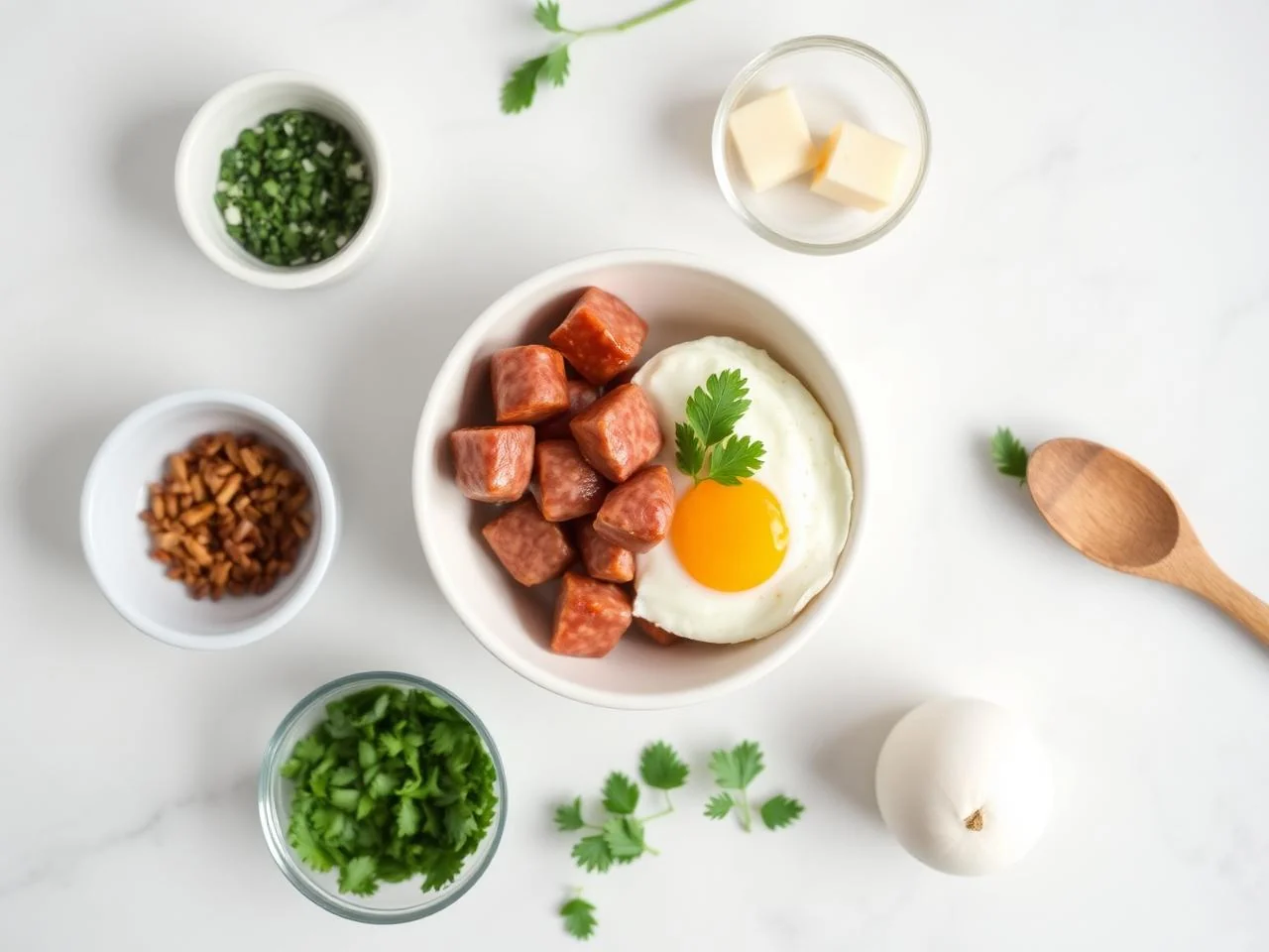 Ingredients for Sausage And Egg Casserole