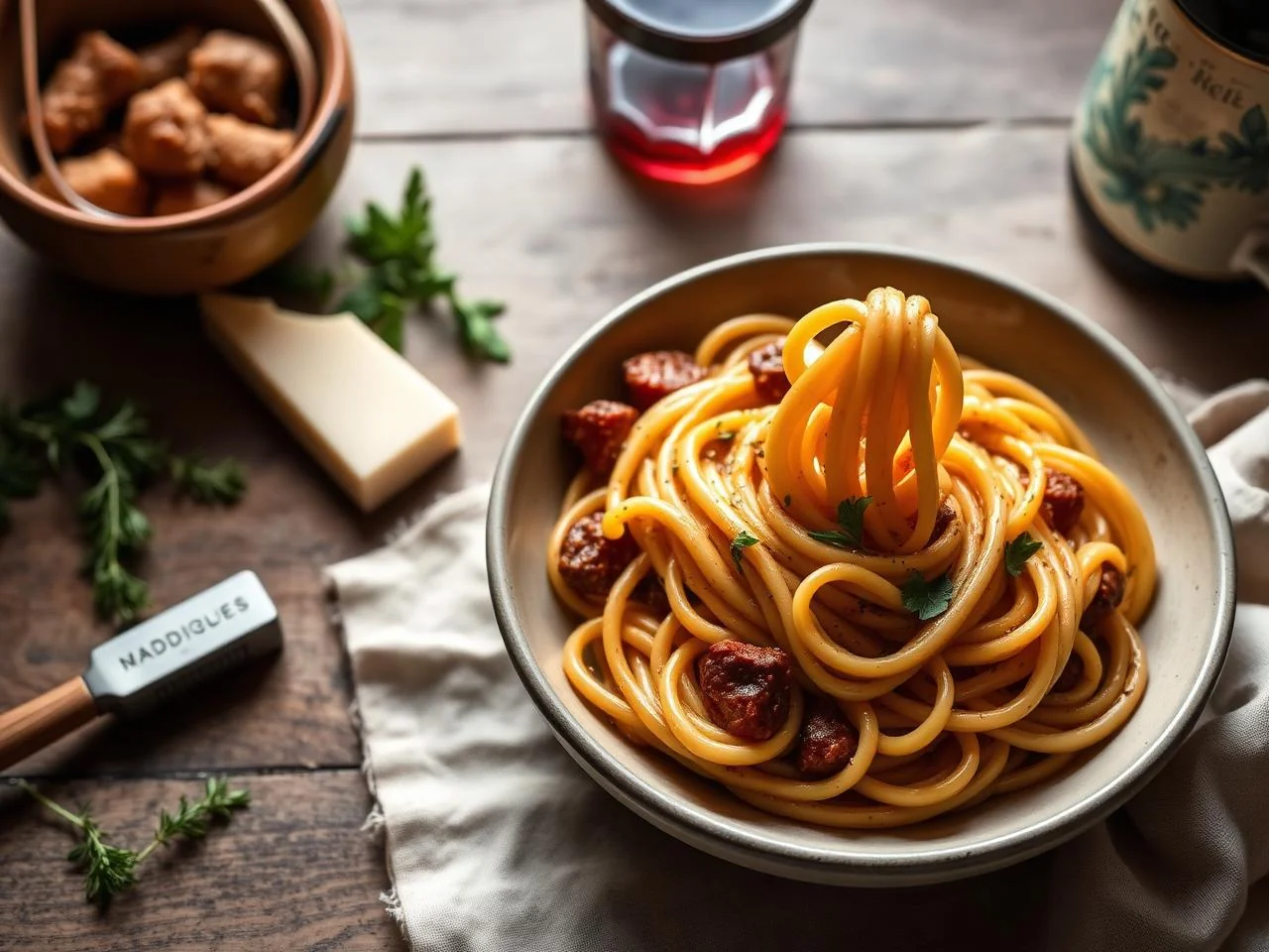 Sausage And Pepper Pasta