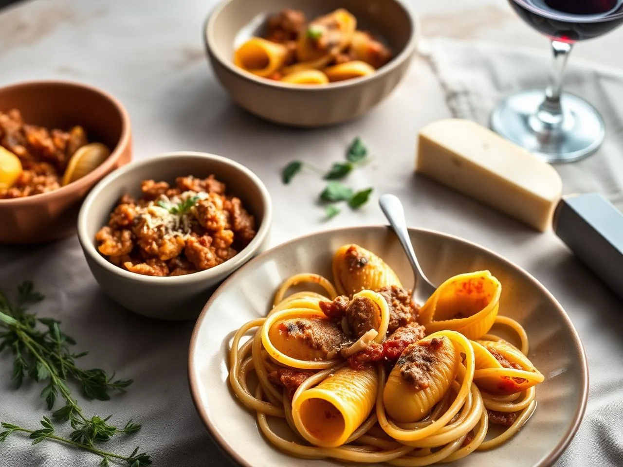 Sausage And Pepper Stuffed Shells