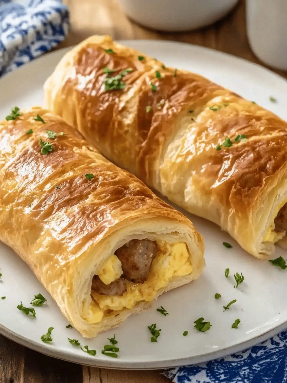 Sausage Egg Breakfast Roll-Ups