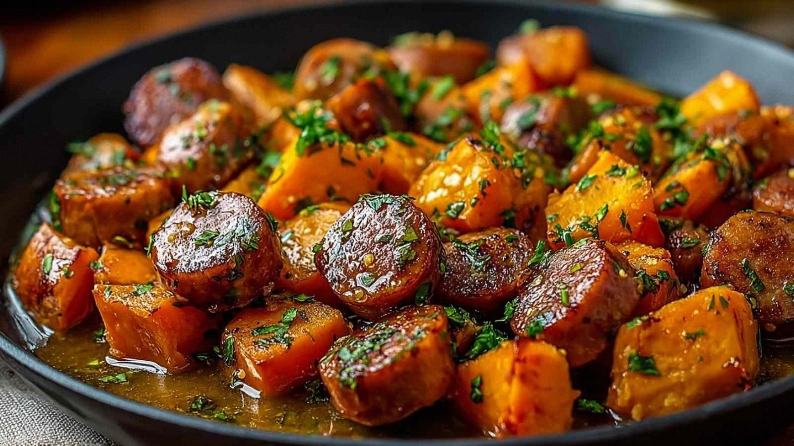 Sausage Sweet Potatoes Honey G