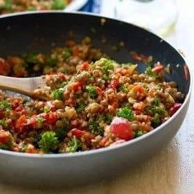 Sauteed Garlic and Tomato Lent