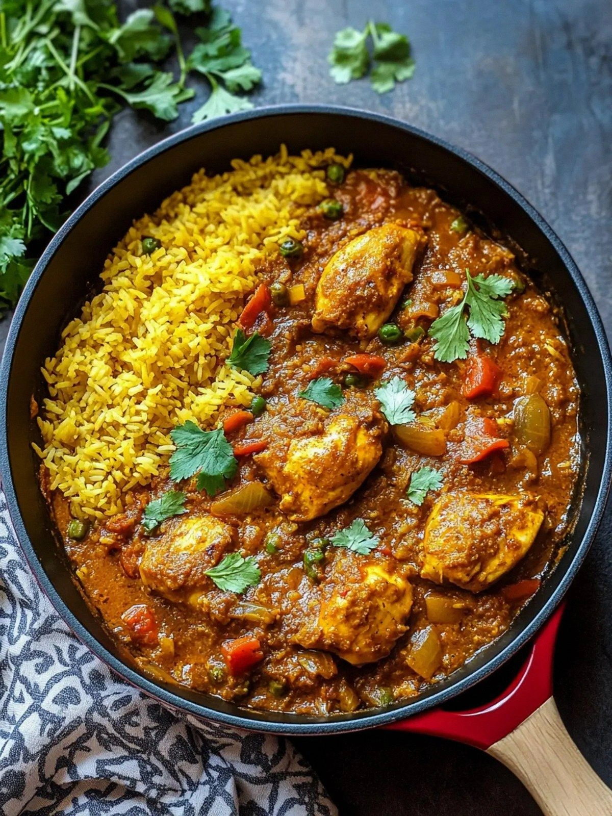Savor Chicken Dupiaza with Pil
