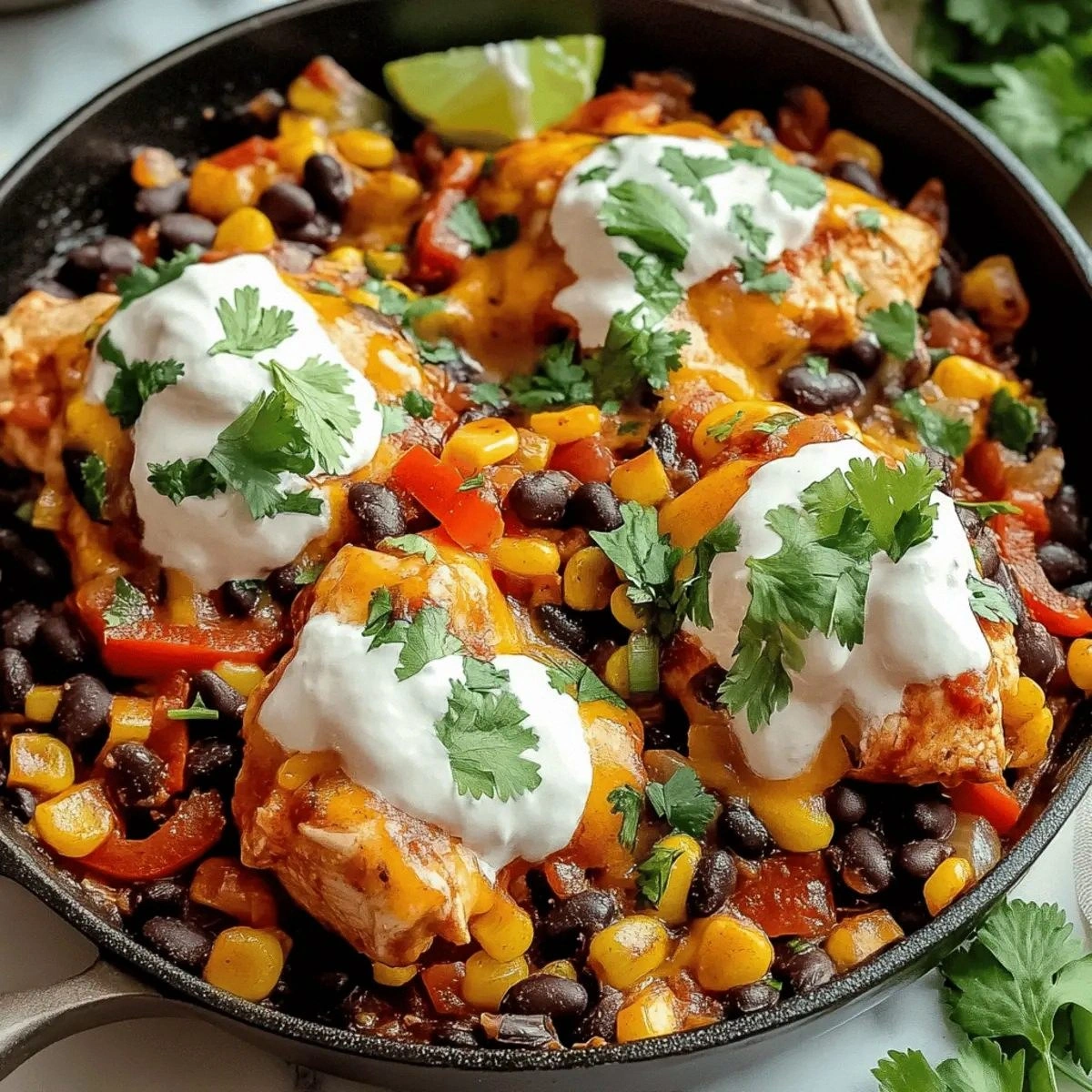 Savor the Flavor: Quick Santa Fe Chicken Skillet Dinner