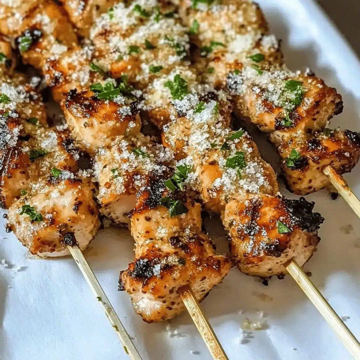 Savor These Ranch Garlic Parmesan Chicken Skewers Tonight