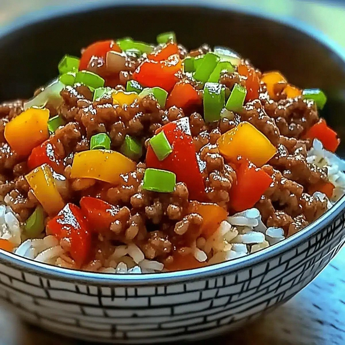Savory Beef Pepper Rice Bowl: Your Customizable Dinner Hero