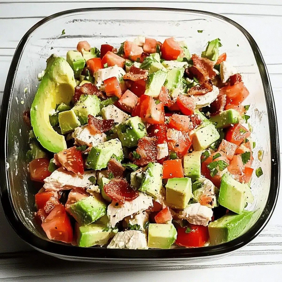 Savory BLT Chicken Salad: A Fr