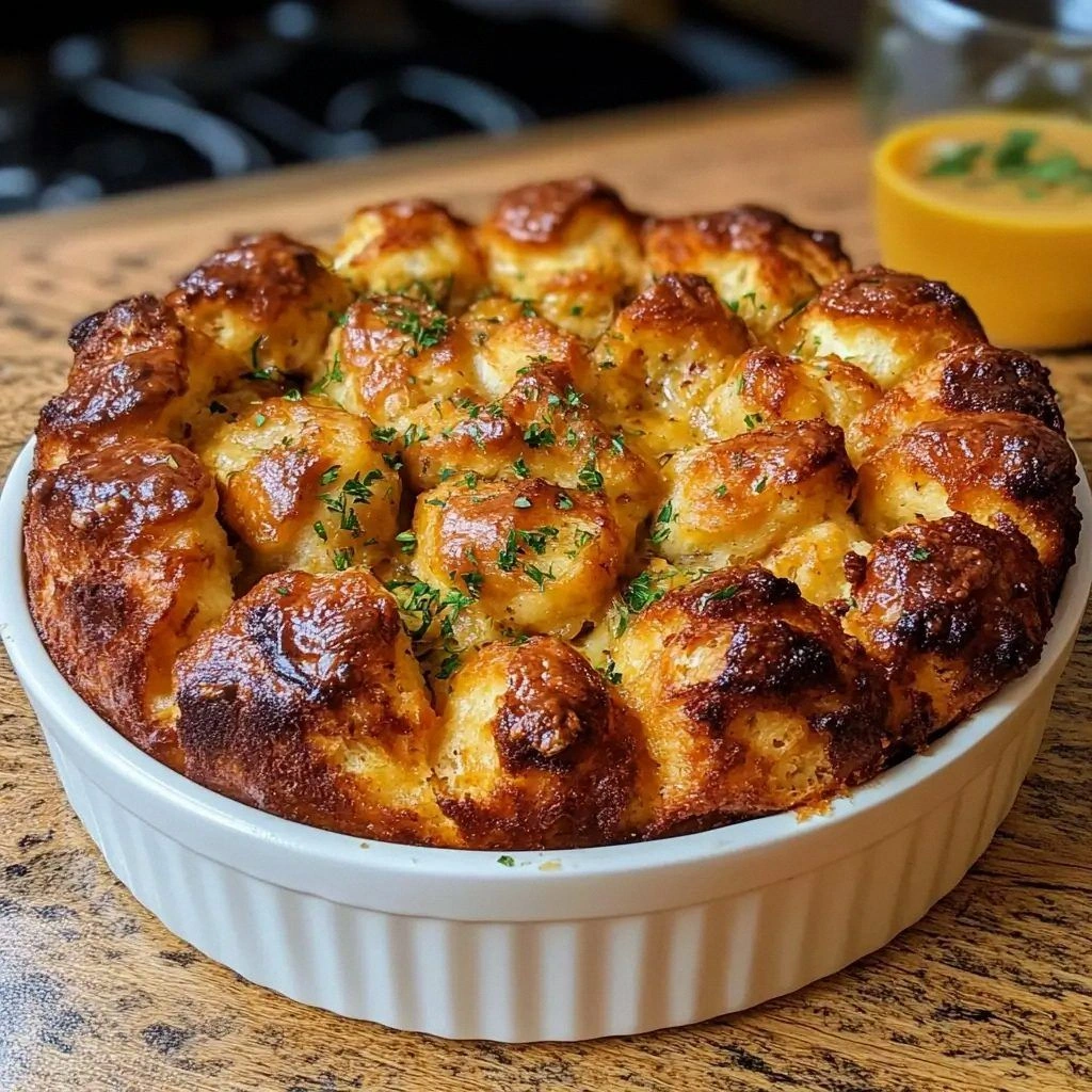 Savory Breakfast Monkey Bread 
