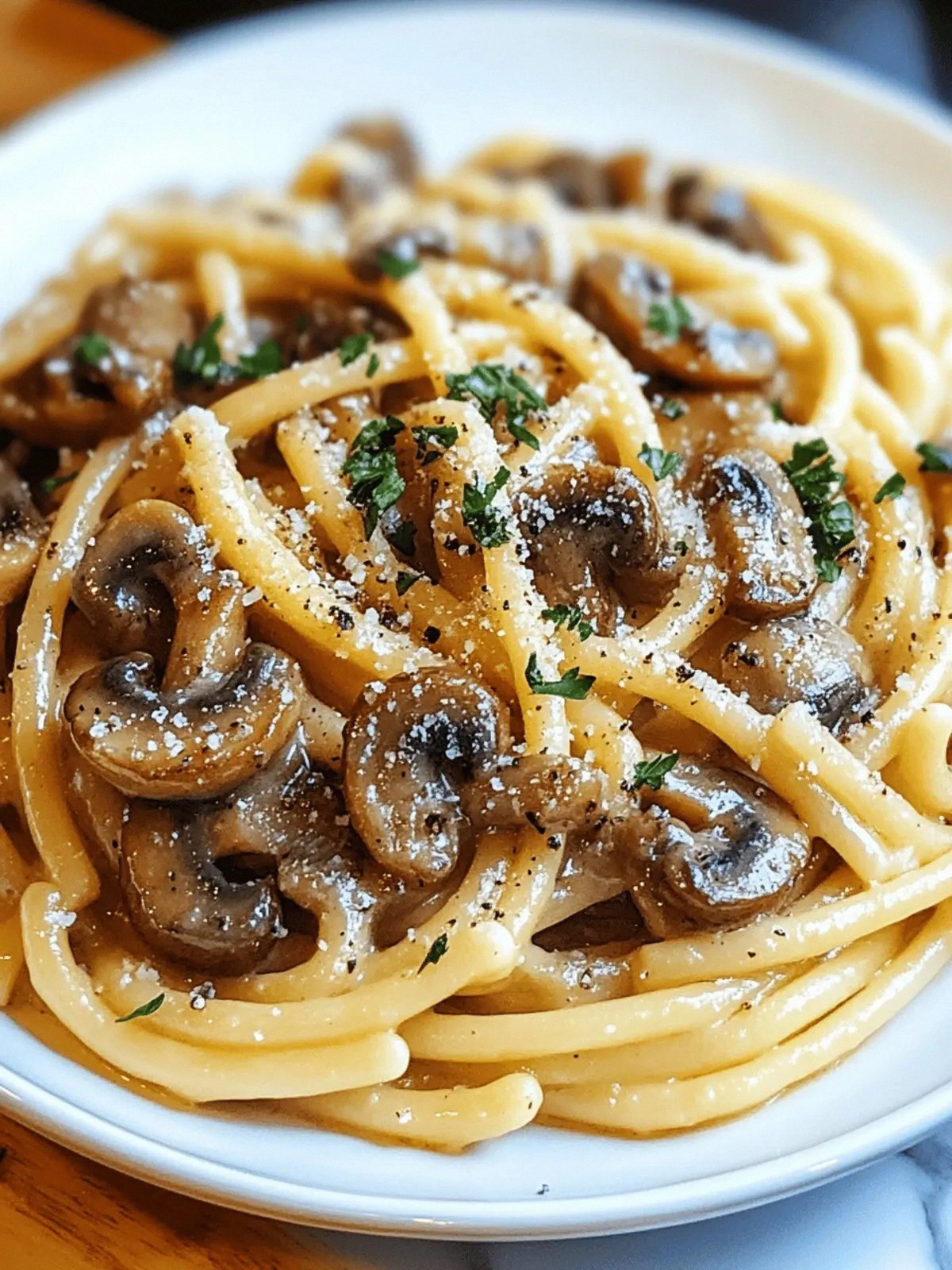 Savory Brown Butter Mushroom P