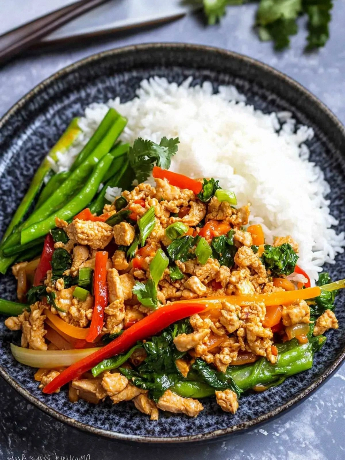 Savory Chicken Mince Stir Fry 