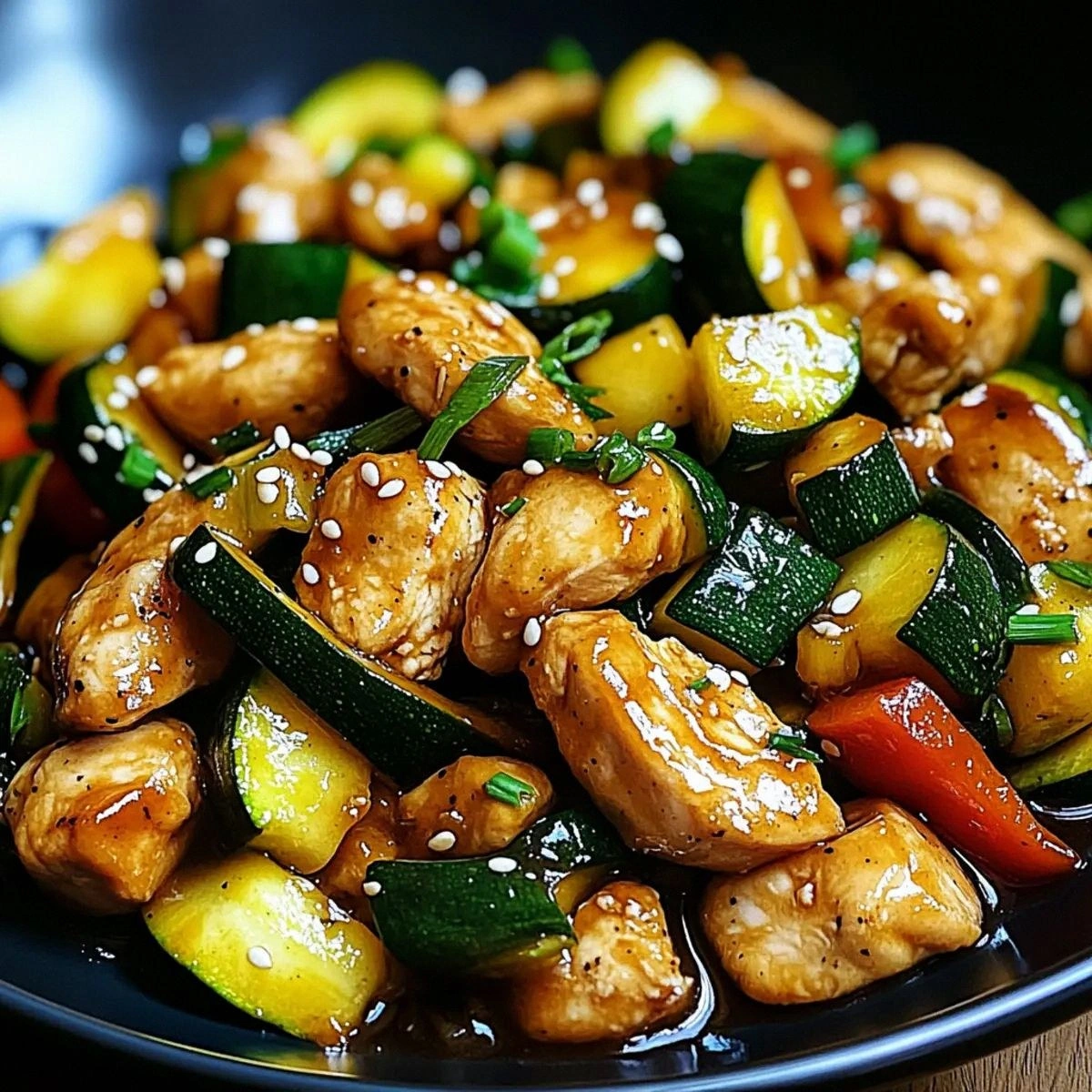 Savory Chicken Zucchini Stir Fry Ready in 30 Minutes