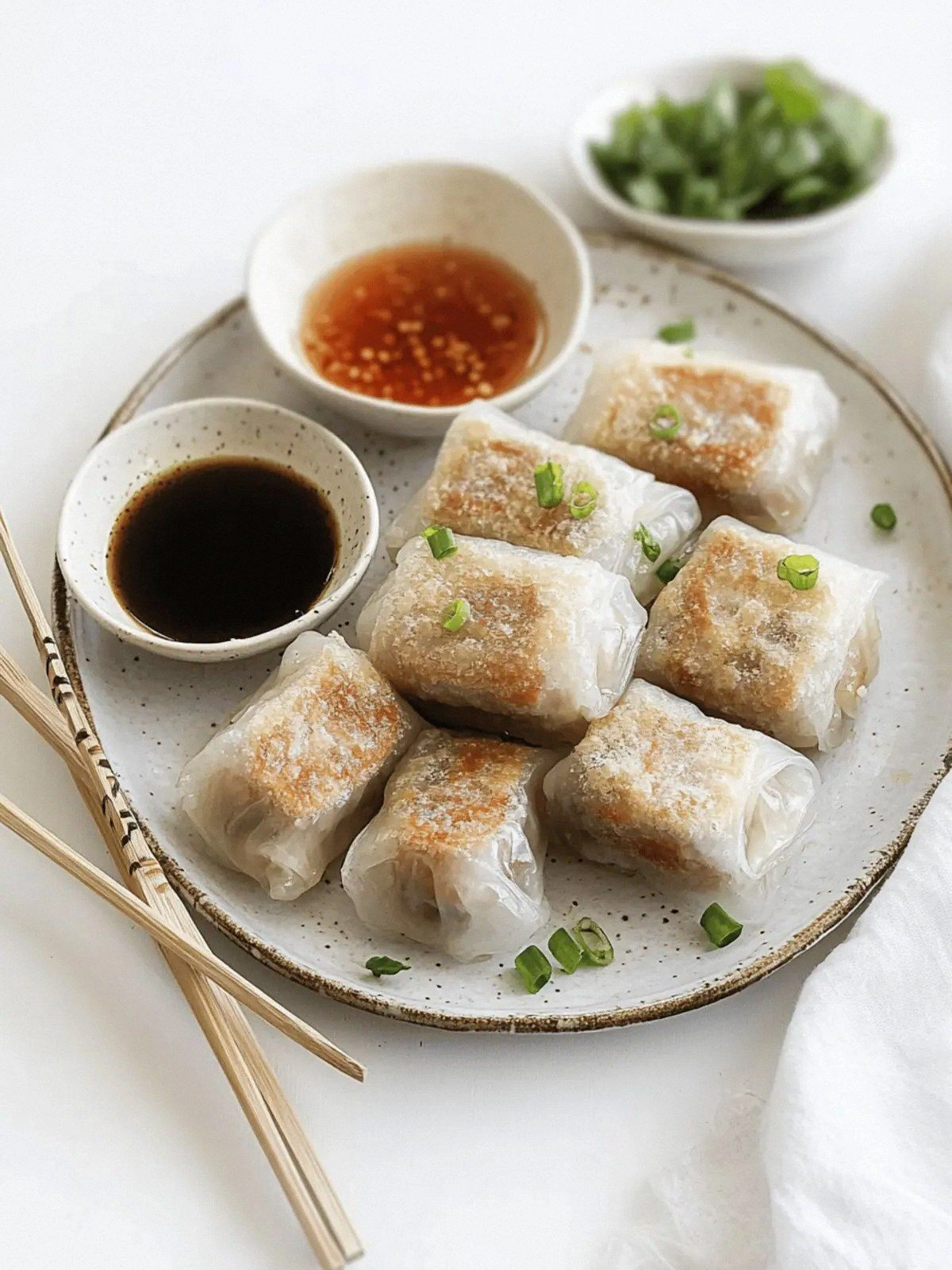 Savory Crispy Rice Paper Dumpl