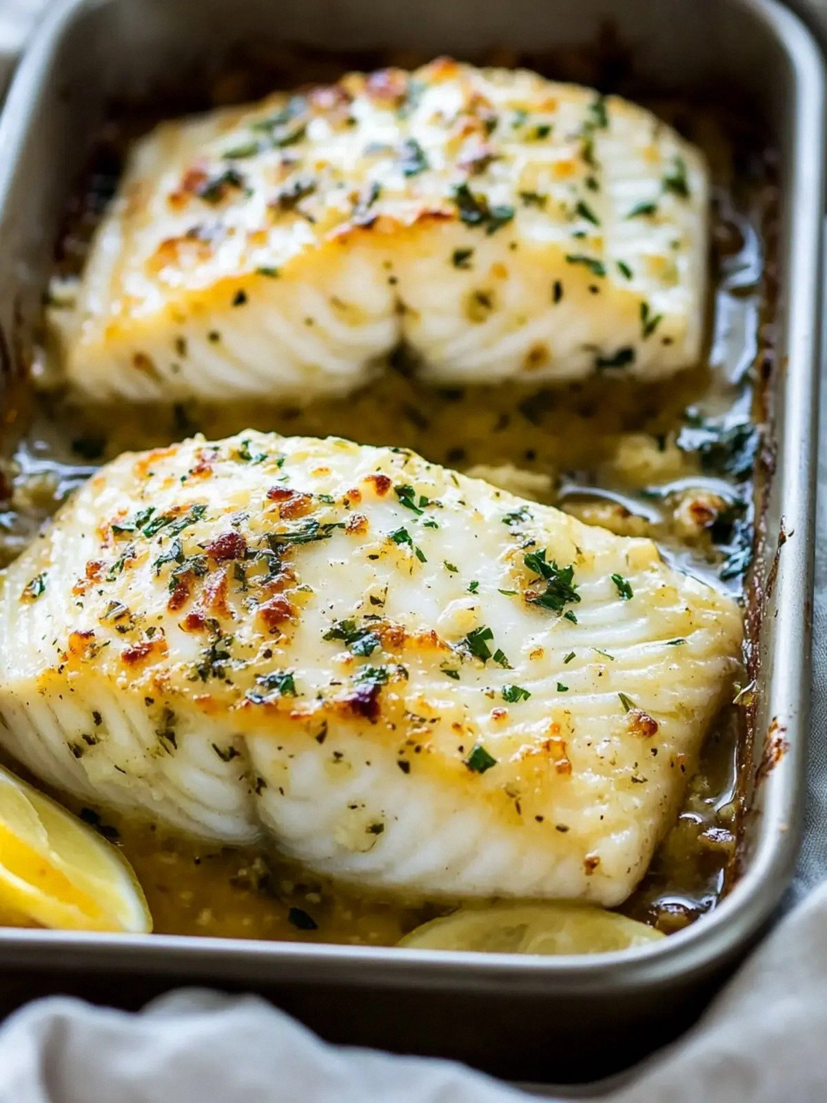 Savory Garlic Parmesan Baked H